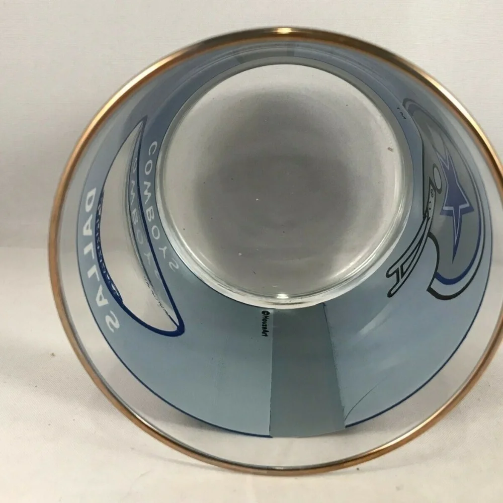 𝅺vintage Dallas Cowboys NFL Cocktail Helmet Glasses - Picture 3 of 3